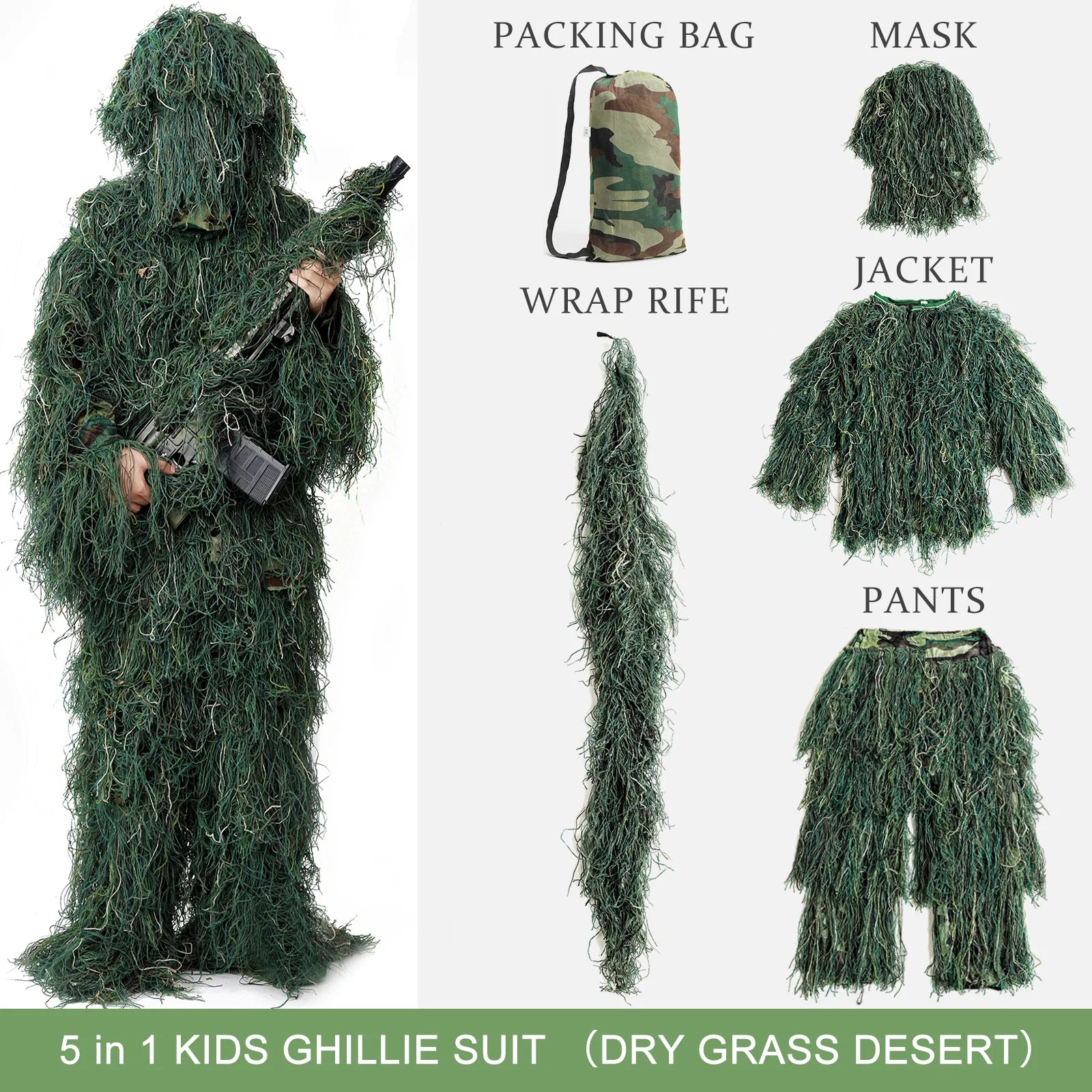 Sniper Ghillie Suit Blind Sniper Camouflage Clothing