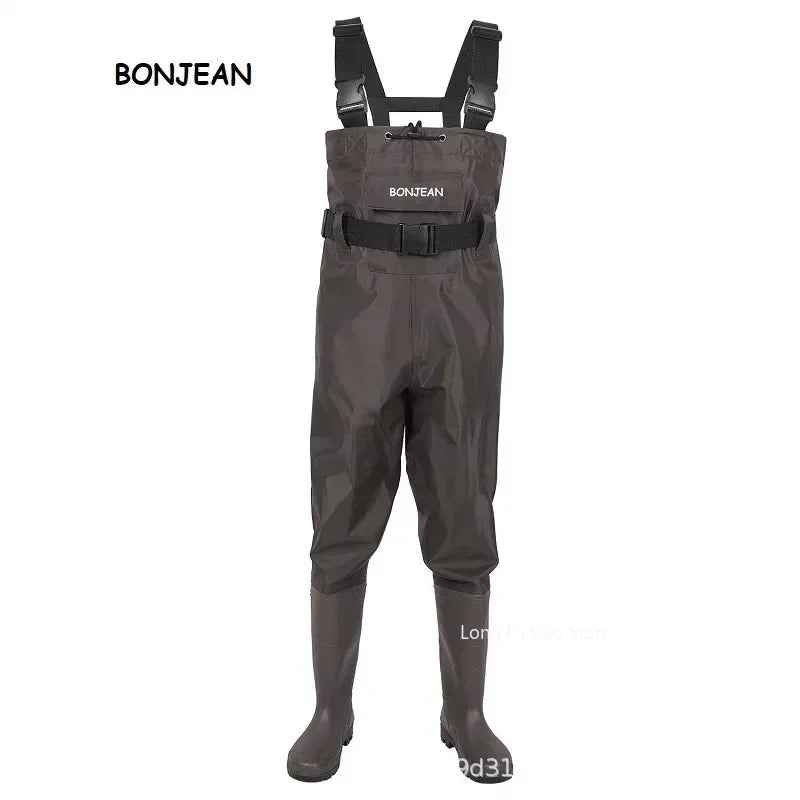 Fishing Waders Pants Overalls With Boots Gear Set