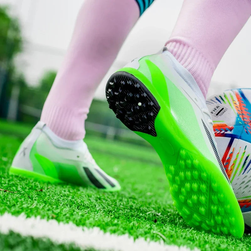 Men Soccer Shoes Athletic Training Cleats