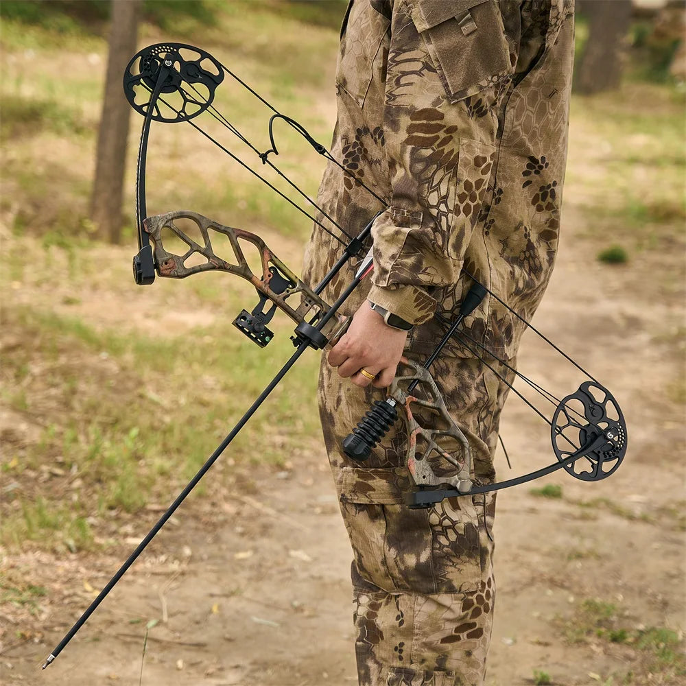 Archery 19-70lbs Draw Weight Adjustable Shooting Right Hand Hunting Compound Bow