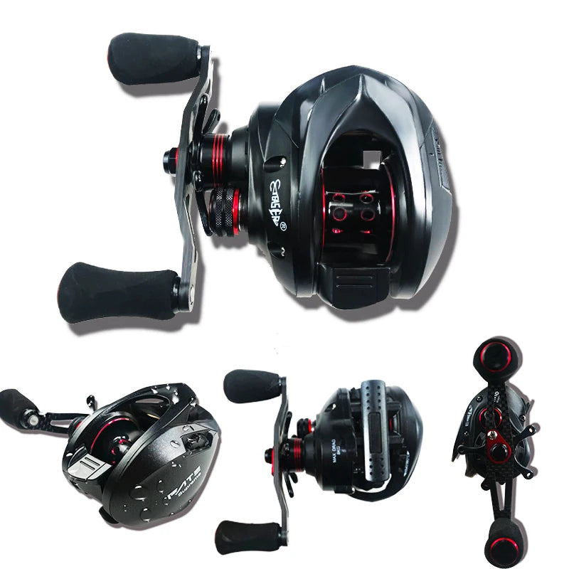 Fishing Reel 7.3:1 Max Drag 8kg Saltwater Long Casting High Speed Fishing Wheel