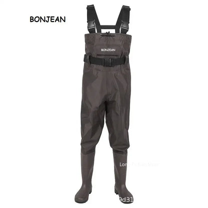 Fishing Waders Pants Overalls With Boots Gear Set