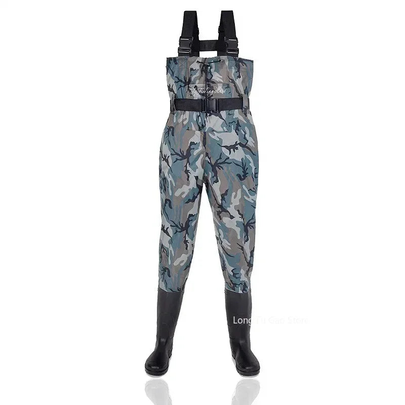 Fishing Waders Pants Overalls With Boots Gear Set