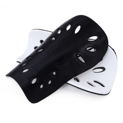 Pair of Football Shin Guard Plastic Pads Protective Gear